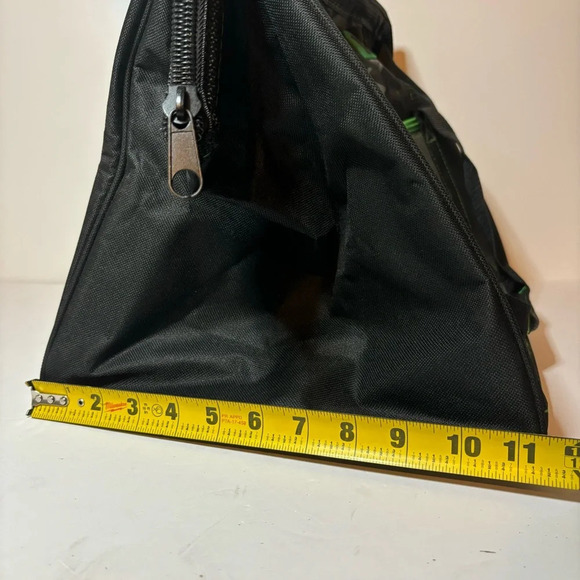 Metabo 372294M HPT 15 X 11 X 15" Contractor Canvas Tool Bag - Black/Green NWOT. - Picture 7 of 8